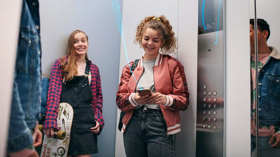 Thanks to rapid advances in technology, even an elevator ride could be personalized.